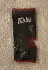 Fairtex Ankle Support Black with Red Trim - Muay Thai Boxing - New