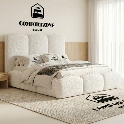 Bubble teddy boucle bed frame - bubble,