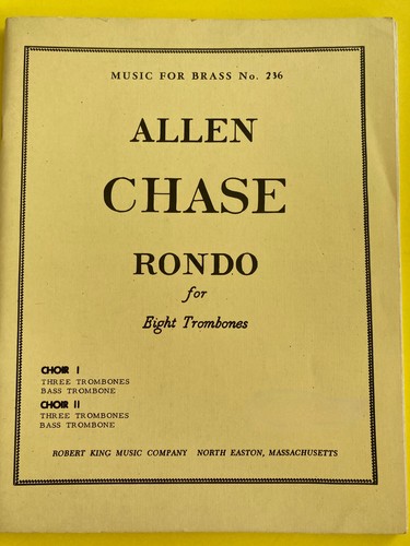 Rondo for eight trombones - for,