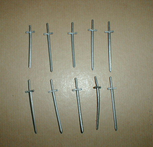 Timpo toys knight swords - 10,