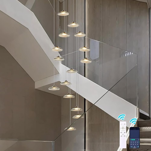 Large light led chandelier - 15-light,