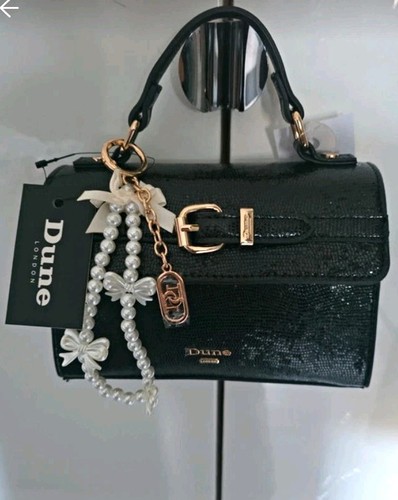 Dune london black - black, faux