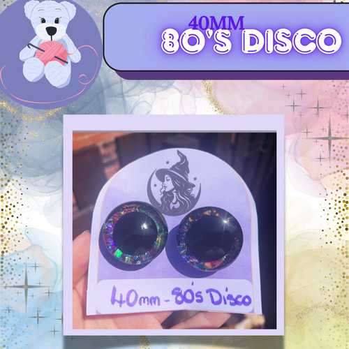 40mm disco glitter - 80’s,