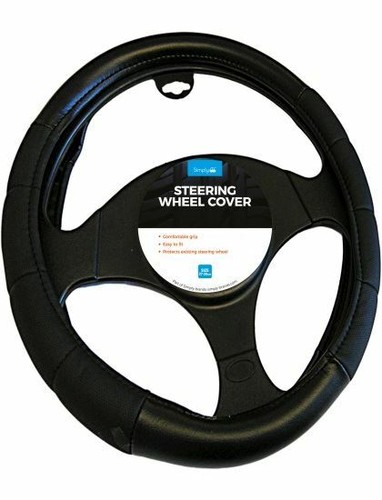 Luxury padded black - black, steering