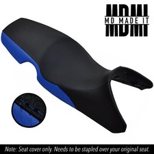 FITS BMW F 650 GS 01-07 DUAL CUSTOM VINYL SEAT COVER DSG2 BLACK & BLUE