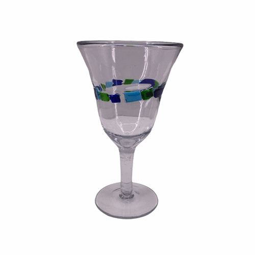 Hand blown glassware pedestal - hand,