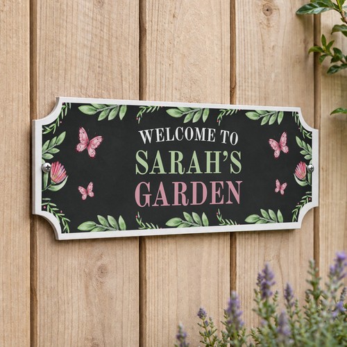 Personalised garden sign - personalised,