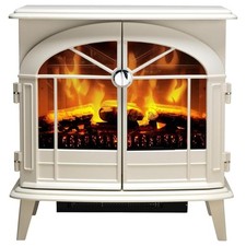 Dimplex Fullerton Optiflame Freestanding Electric Stove 2kW Cream FLN20 Grade C