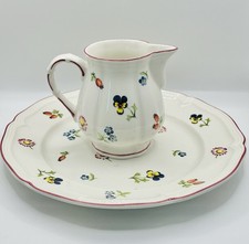 Villeroy & Boch Porcelain Milk Jug / Petite Fleur pattern / Country Col / VGC