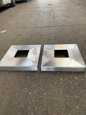 Pier Caps, Stainless Steel Brushed Custom Sizes Available Wall Capping