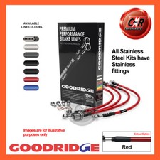 Goodridge Steel Red Brake
