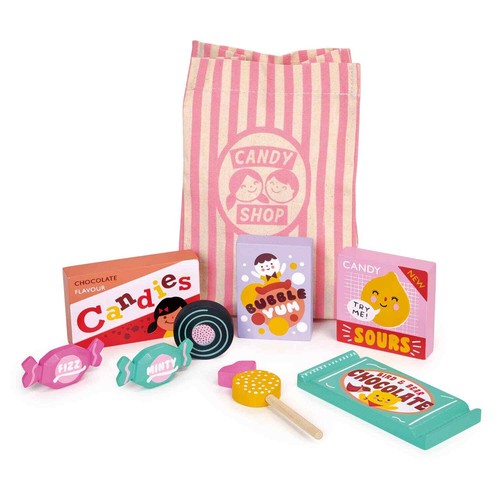 Wooden traditional candy sweet - wooden,