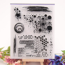 Bubble Ink Silicone Clear Stamp for Scrapbooking Embossing Card Craft