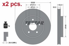 X2 PCS FRONT BRAKE DISC ROTOS