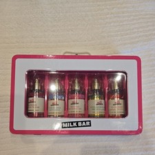 BATH AND BODY WORKS MILK BAR TIN 5 TRAVEL MIST GIFT SET