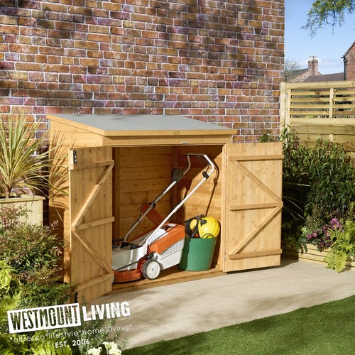 Wooden shiplap timber pent - wooden,