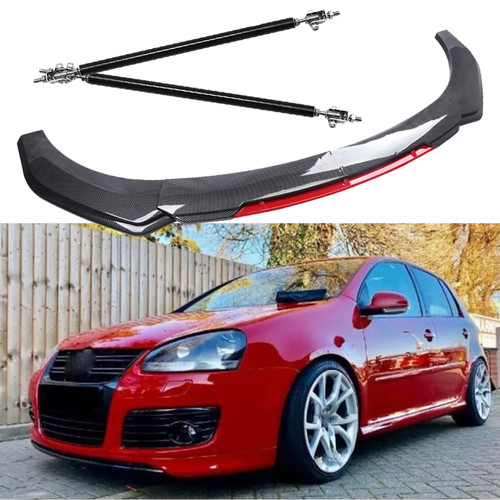 Carbon fiber front bumper - carbon,