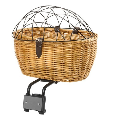 Front rear wicker basket for - front/rear,