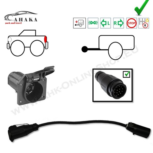 Trailer light plug adapter - light,