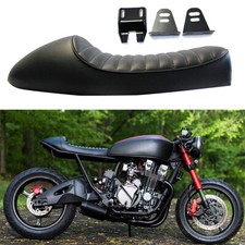 Black Cafe Racer Hump Seat