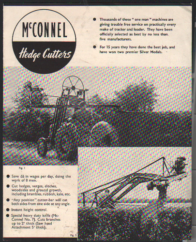 Mcconnel tractor hedge cutters - hedge,