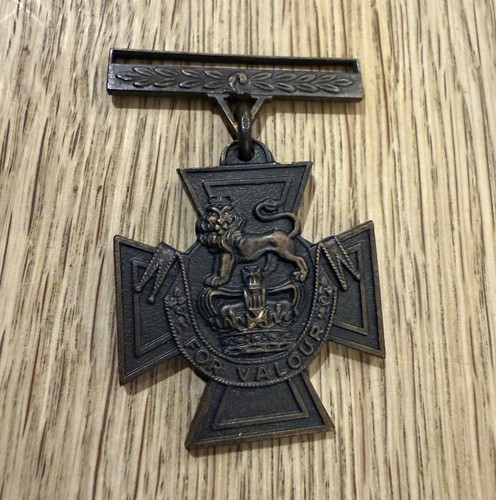 Solid bronze victoria cross - victoria,