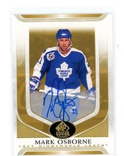 2020-21 SP Signature Legends Gold Spectrum #34 Mark Osborne AUTO - MAPLE LEAFS