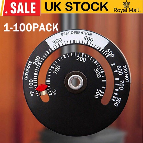 Lot magnetic stove thermometer - magnetic,