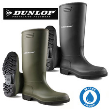 MENS LADIES BOYS WATERPROOF WELLINGTONS SNOW BOOTS WELLIES RUBBER SHOES SIZE