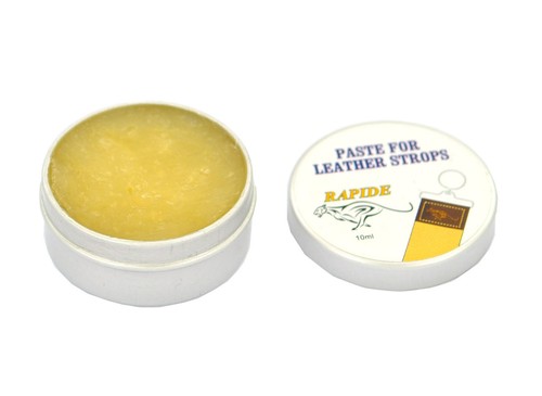 Leather strop yellow paste - strop,