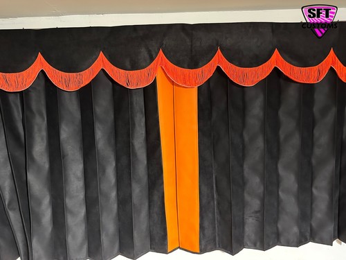 Dutch style truck - truck, curtains