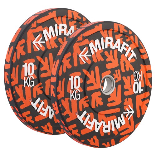 Mirafit 10kg bumper plates - mirafit,