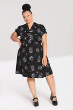 Merry Mid Dress Hell Bunny xl-6xl 16-26 Christmas black pastel festive xmas