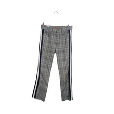 MOTHER Plaid Bootcut Jeans