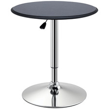 HOMCOM Round Bar Table, Swivel