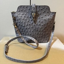 Borse In Pelle Italy Grey