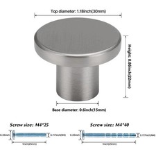 LONTAN Cabinet Knobs 20-Pack