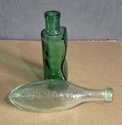 Vintage glass bottles - ,