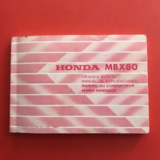 honda mbx80 owner’s manual 