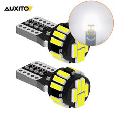 AUXITO 2XCar Bulbs T10 W5W 501 Led Error Free Canbus Xenon White Side Light Bulb