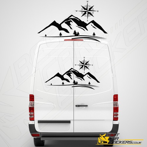 Van mountain compass vinyl - van,
