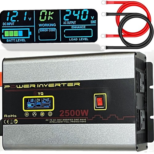Power inverter 12v 240v - power,