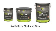 TekCryl One Coat Storm Roof Repair Compound Asbestos Felt cromapol leak quick