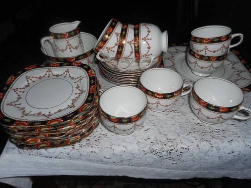 Vintage gladstone china - gladstone, imari