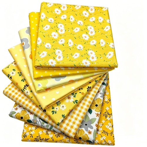 Craftsfabrics 8pcs yellow - craftsfabrics,