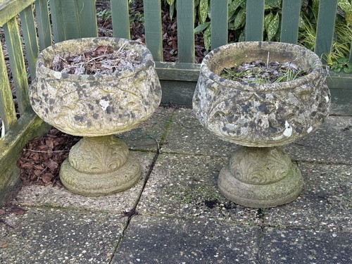 Pair floral weathered - pair,
