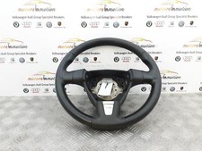 SKODA OCTAVIA 1Z VRS 3 Spoke Leather Multi Function Steering Wheel 1Z0419091E