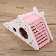 (Pink) Wooden Hamster Slide