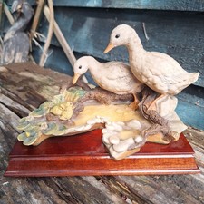 Aynsley Mastercraft Ducks & ducklings on a pond figurine 