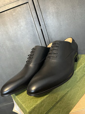 Gucci Mens Black Calf Leather